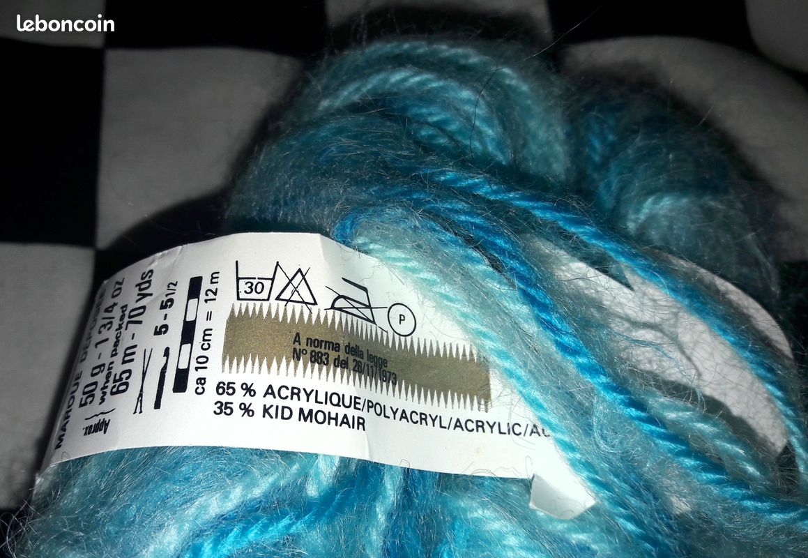Lot De 9 Pelotes De Laine Fantaisie GGH Lavita - 51% Mohair Bouclé Marron - Aiguille 5.5 - Neuf