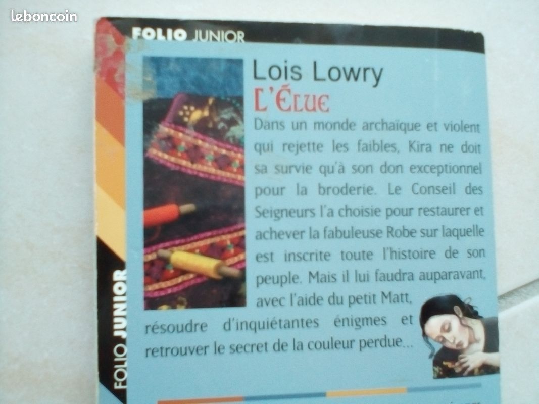 Livre "L'élue" de Lois LOWRY (image 2)