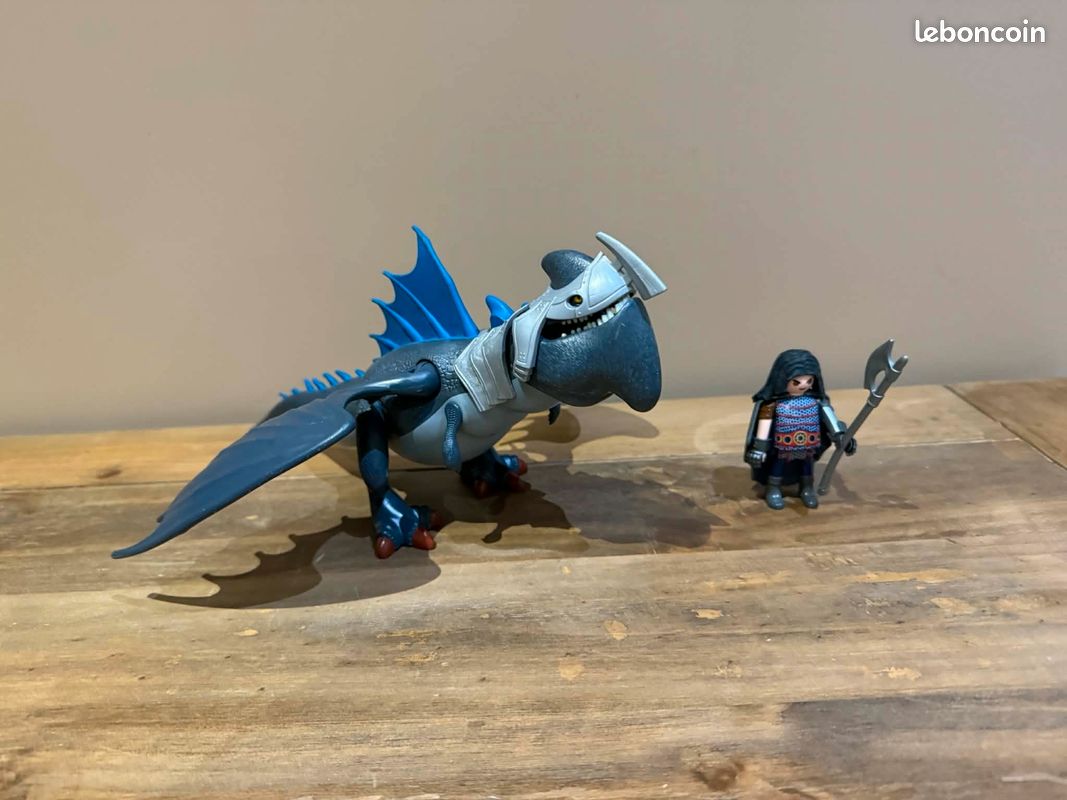 Drago avec dragon de combat - Playmobil Dragons (9248