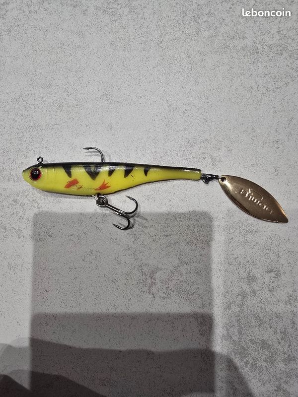 Lot de 5 leurres Nikko Zaza Leech - violet - 9,6 cm - Sport