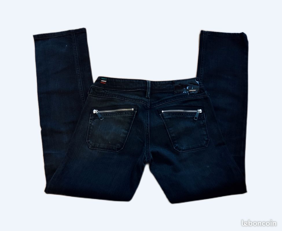 Jeans Diesel Femme - Skuuba Gris Taille S - Neuf Avec étiquettes
