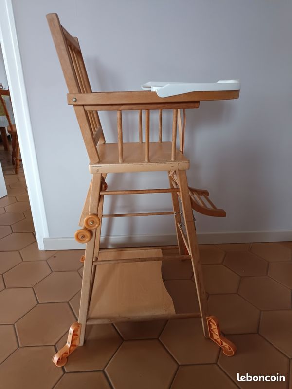 Chaise haute bois (image 2)