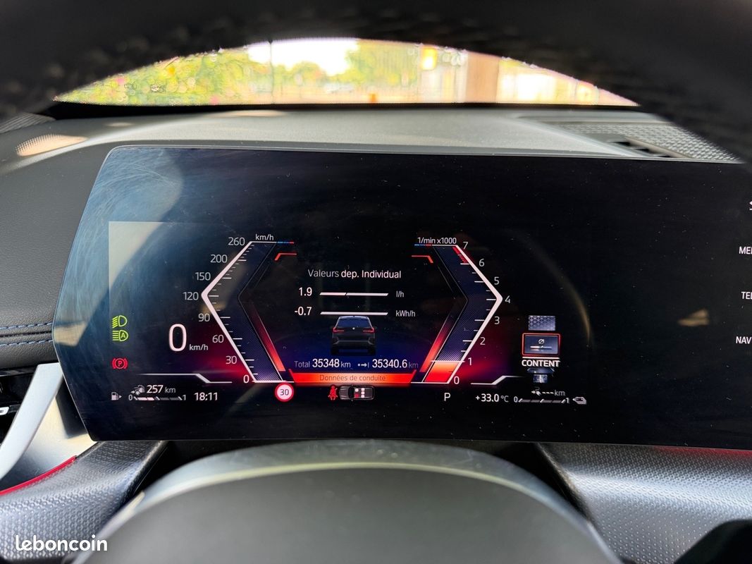 BMW X1 25E XDRIVE 245 M SPORT DKG - Toit Ouvrant - Harman Kardon - Sièges Electriques - Hybride Rechargeable (image 14)