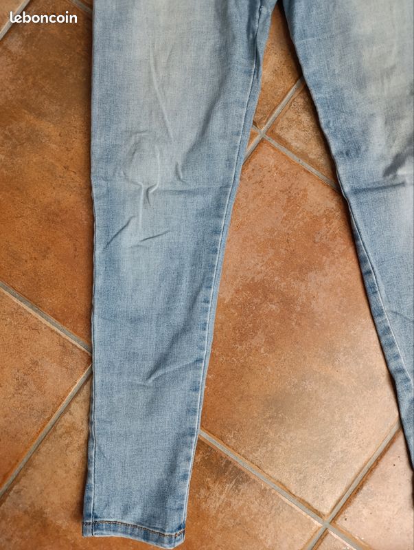 K Jean stretch bleu clair skinny Jennyfer taille 36 (image 5)