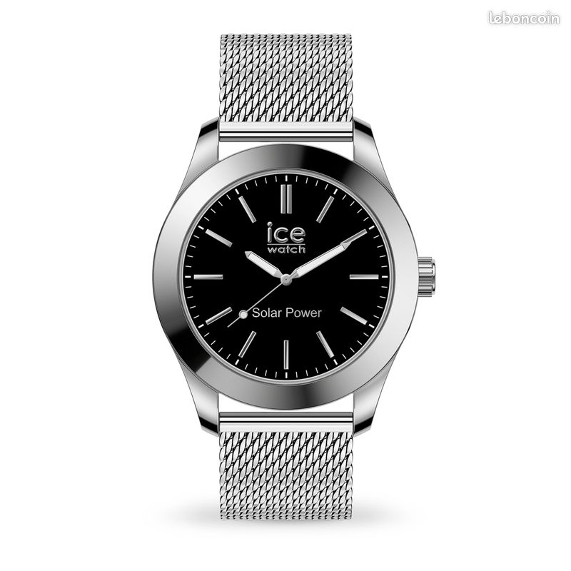 ICE WATCH steel solar Silver Black Milanese ISS23795 (image 1)