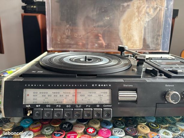 Platine Vinyle BRANDT P28F Vintage - Pour Pièces Détachées / Réparation