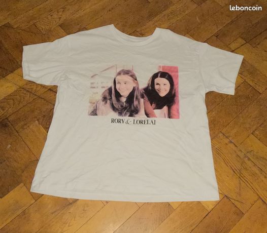 T-shirt Gilmore Girls Lorelai – Taille L, Couleur Bleue, 100% Coton, Neuf Avec étiquettes