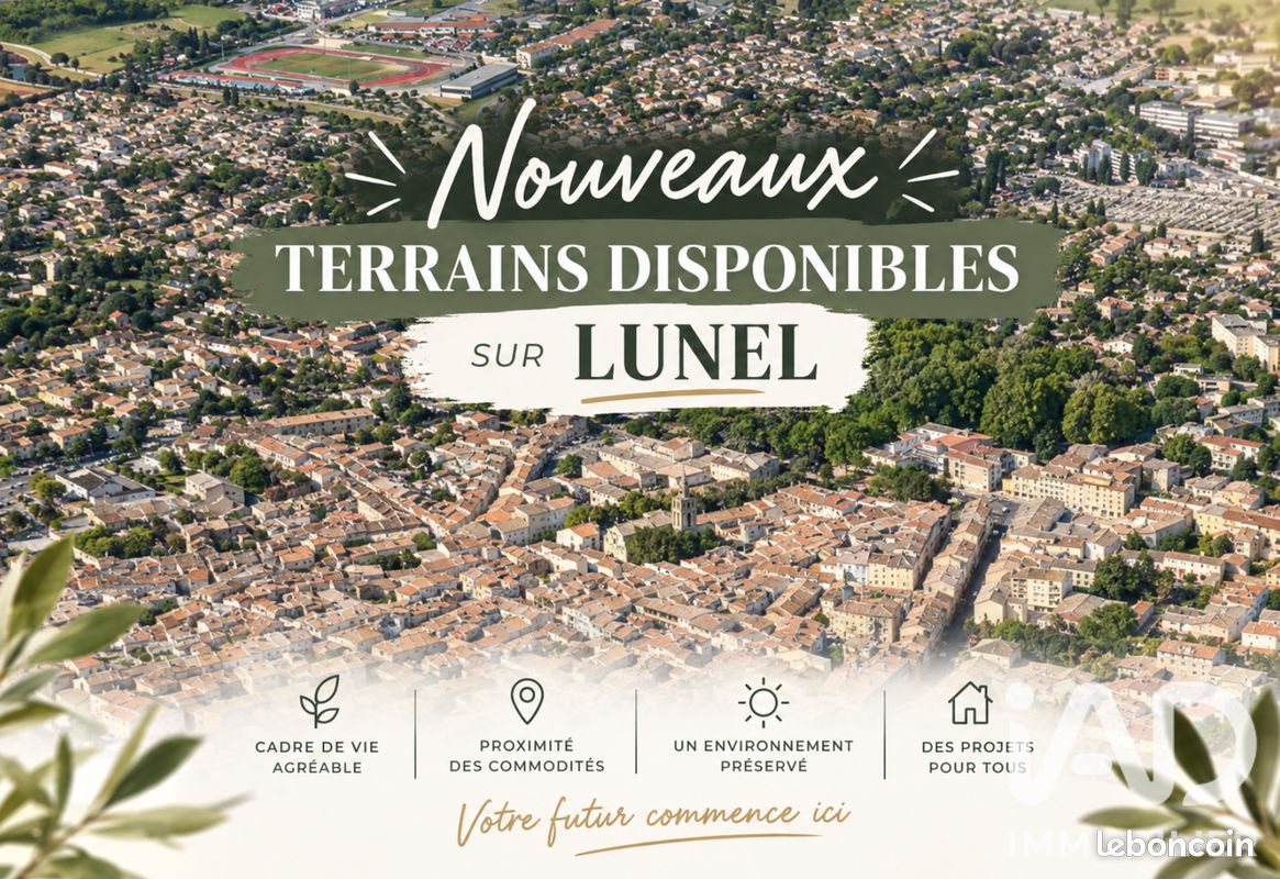 Terrain 808 m² · à Lunel · 808 m² · 265 000 €