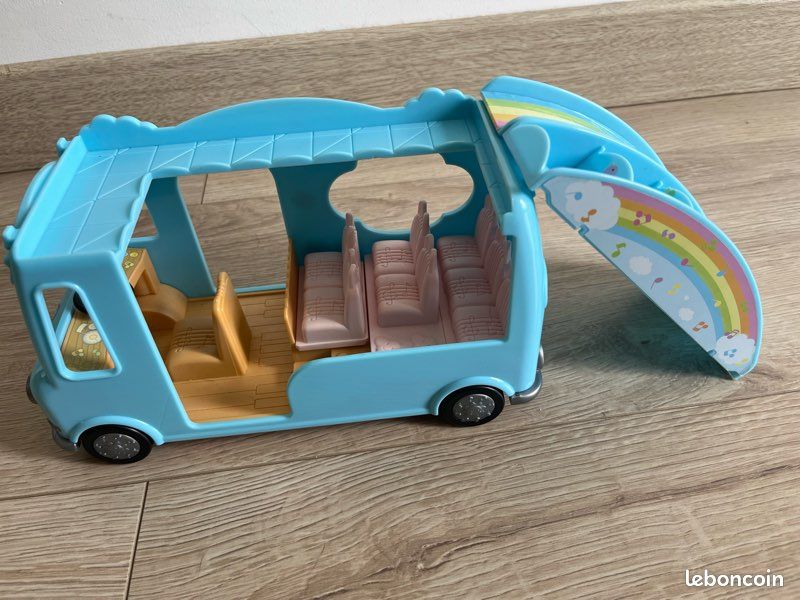 Sylvanian Bus arc-en-ciel 5317 + figurines (image 5)