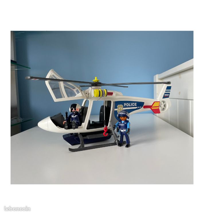 Playmobil City Action Playmobil Police Helicopter 6921 Ralph Yates