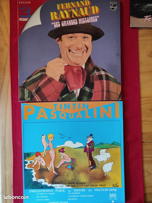 Lot disques vinyles comiques (image 1)