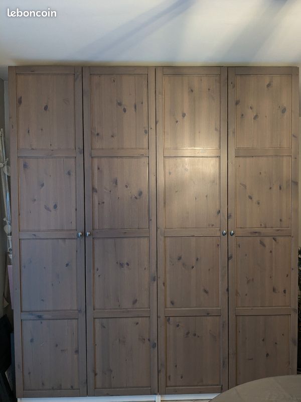 Porte de placard 50x229 couleur taupe (image 1)