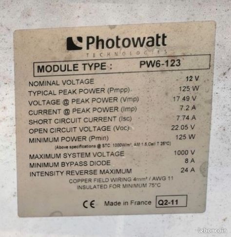 Panneaux solaires (image 1)