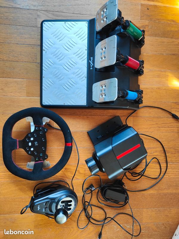 Volant simracing PXN V10 + volant Formule/GT + stand (image 2)