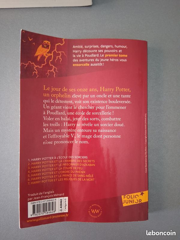Harry Potter Tome 1, 2 et 4, lot à 12 (image 3)