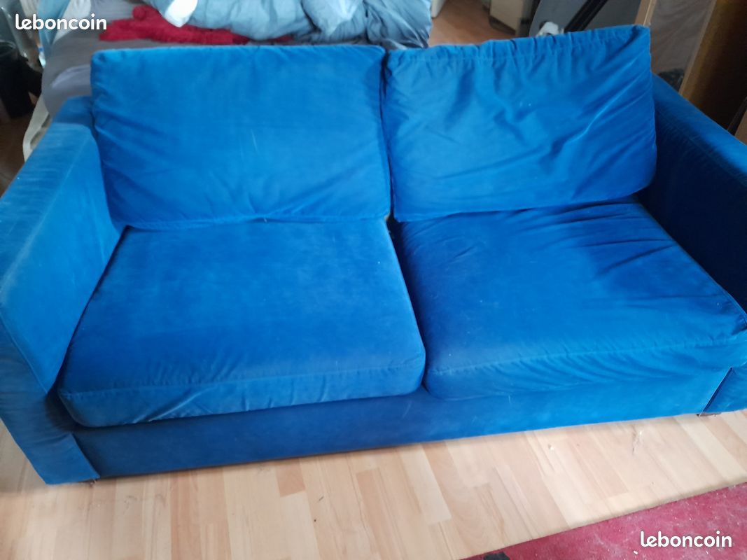 Canapé bleu (image 2)