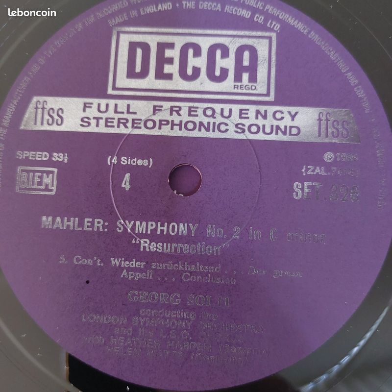 Decca ffss Solti Mahler Symphony 2 (image 7)