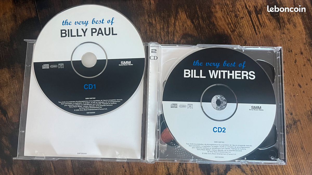 CD Billy Paul et Bill Withers (image 3)