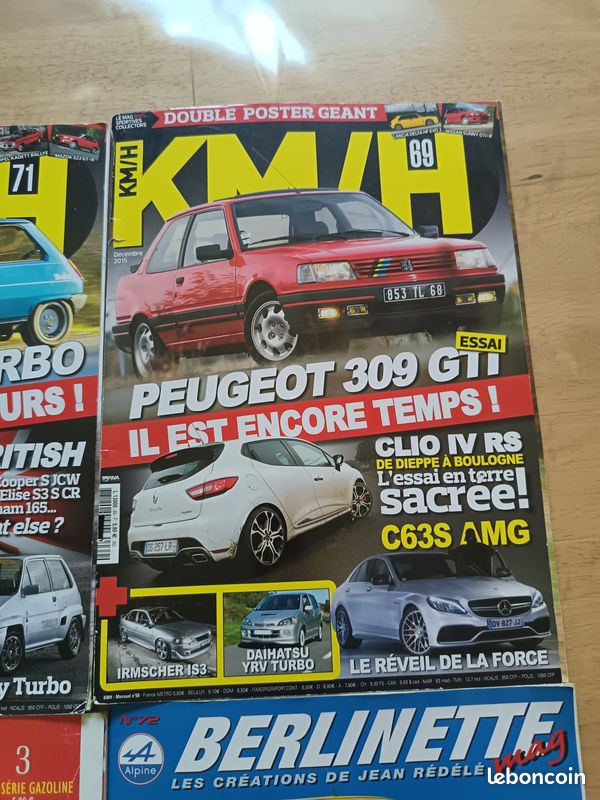 Lot de 4 magazines revue automobiles lot non disociable tarif pour le lot c41 (image 3)