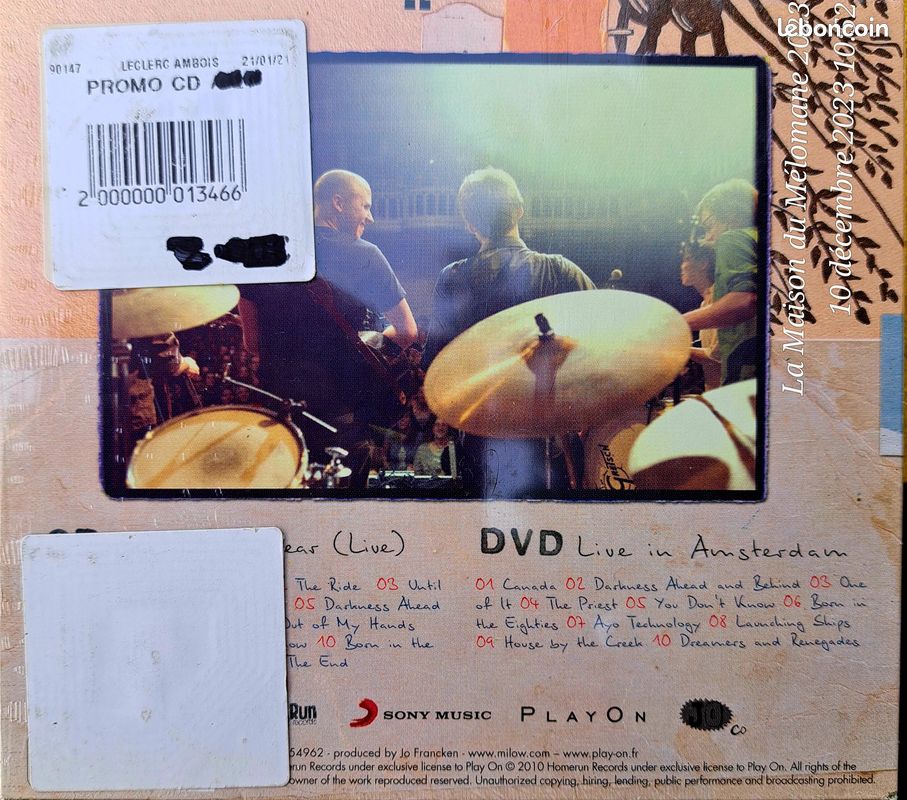 259 B Coffret cd + DVD Collection NEUF Milow May be next year (image 2)