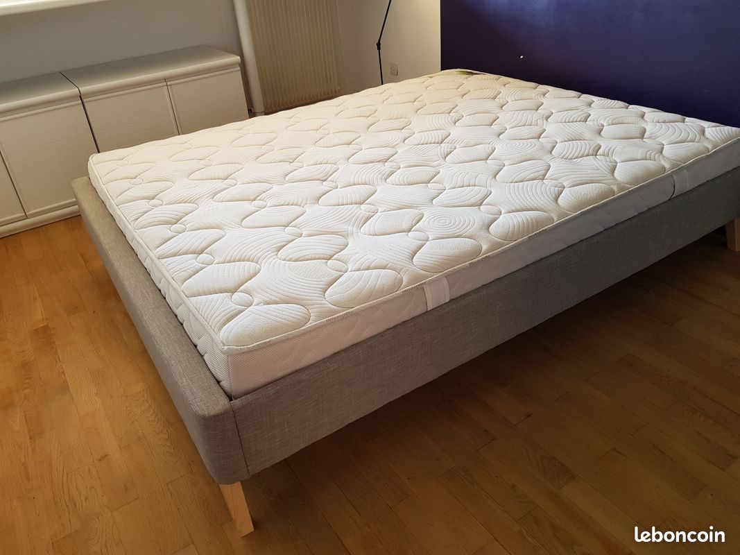 Sommier et matelas 160 cm (image 1)