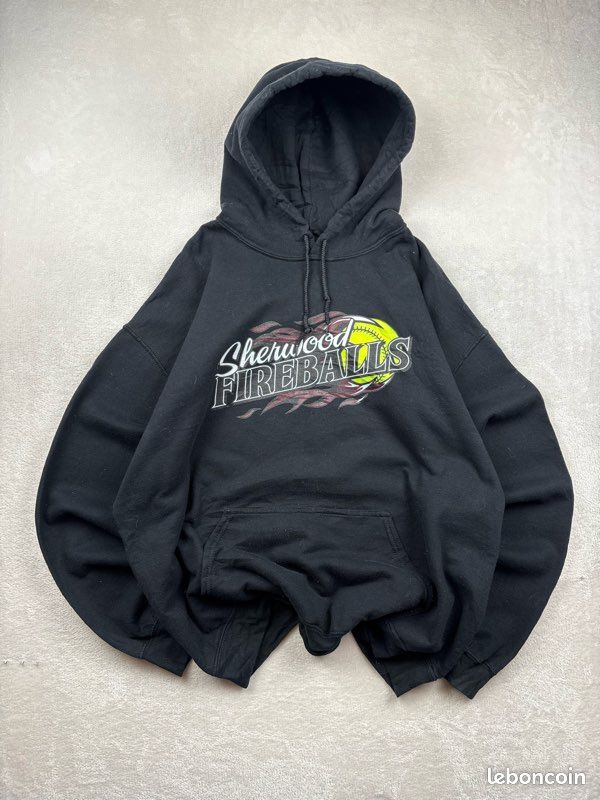 Diablo - Sweat à capuche noir avec logo
