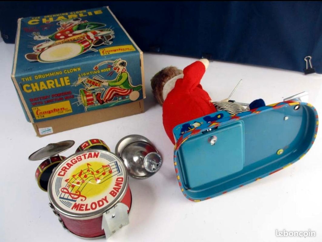 Jouer clown Charlie année 1960 parfait état (image 9)
