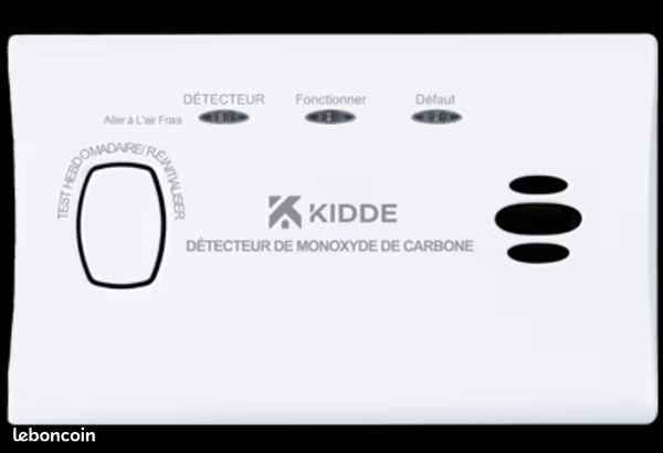 K7CO Détecteur de monoxyde de carbone d'une autonomie de 10 ans (image 1)