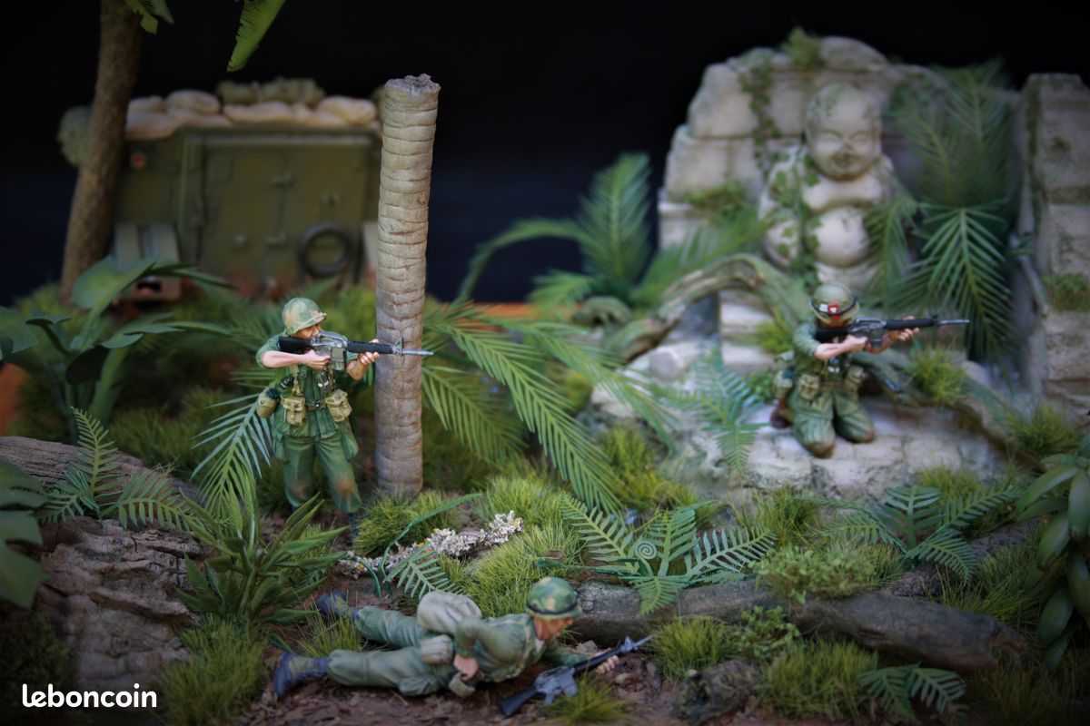 YY026 JMP productions 1/35 maquette resine 35119 Maison de bambou asie vietnam