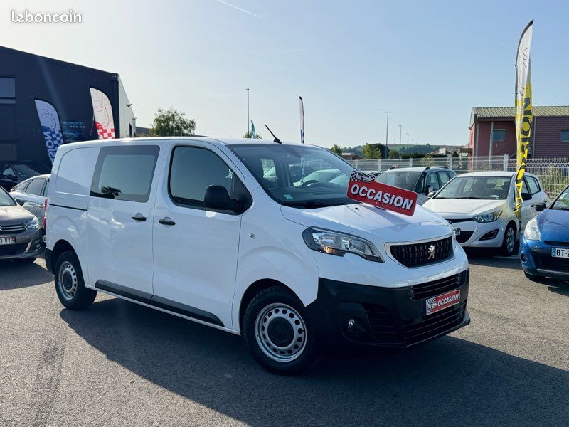 Peugeot expert iii vul long mixt cabine/6 place 2.0 b-hdi 122cv -fourgon long « 222.335km »bluetooth -gps-clim (image 2)