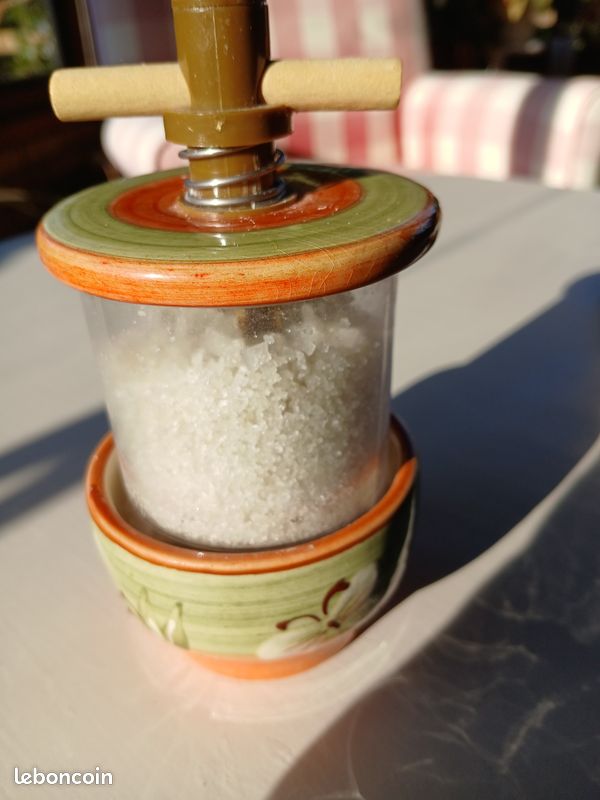 Homefantasy 4 Pièces Poivriere Petit,Moulin Sel Poivre,Pots à