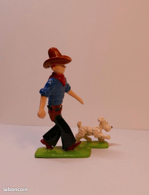 Hergé – Figurine Pixi 4543 – 'Tintin cowboy à cheval'