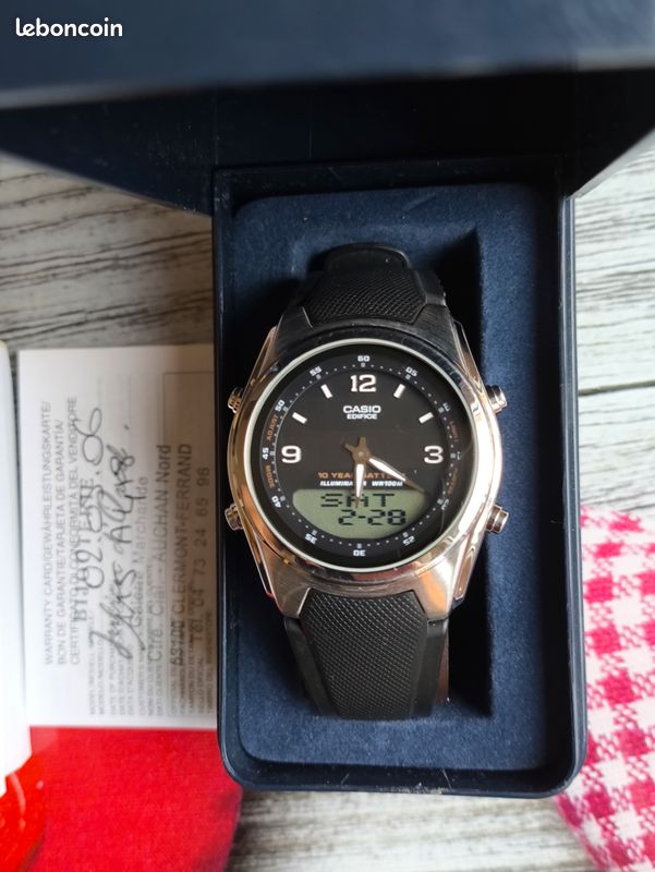 Casio🎉 NEUVE 🎉Edifice Efa-109 illuminator telememo (image 1)