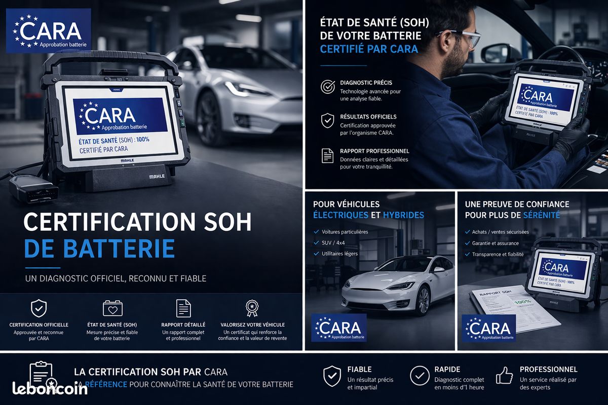 Diagnostic Certificat Test SOH Batterie VE - Services de réparations ...