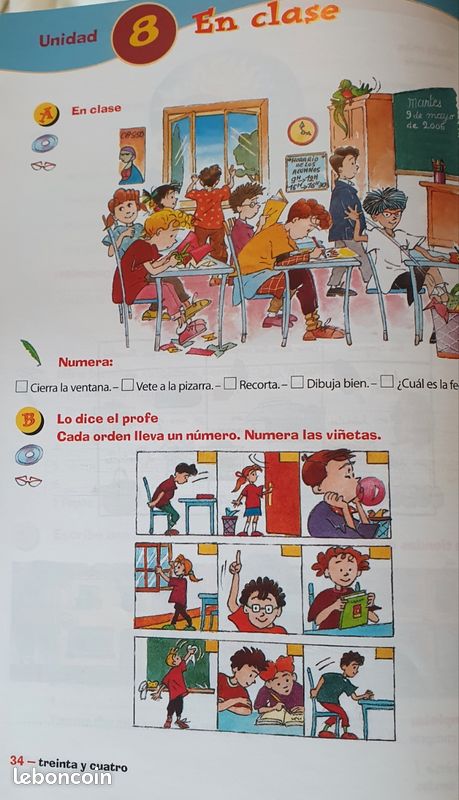 Pirulí : manuel scolaire d'espagnol cycle 3 niveau 1 (image 4)