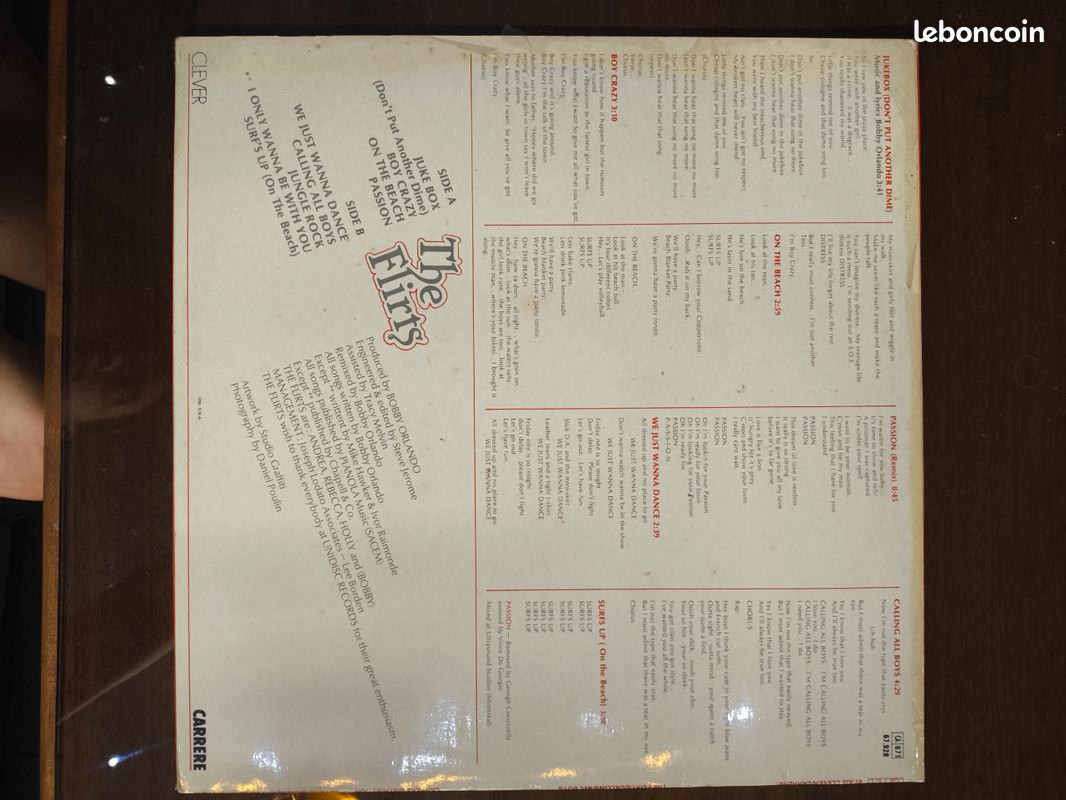 Vinyl The flirts (image 2)