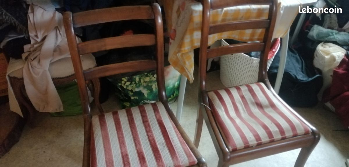 Deux fauteuil merisier louis philippe (image 1)