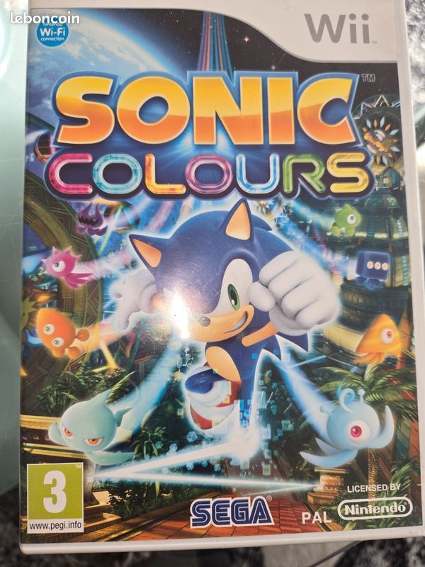 Jeu wii Sonic colours (image 1)