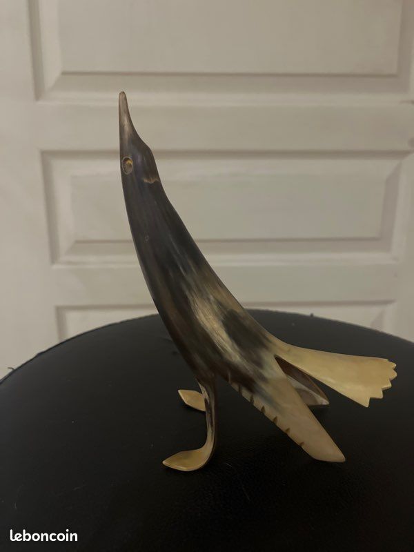Oiseau et poisson en corne (image 3)