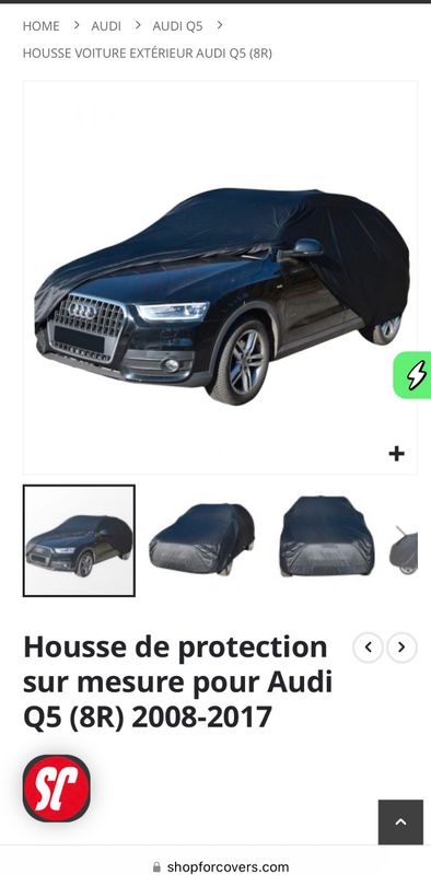 Housse de protection Audi Q5 - Équipement auto