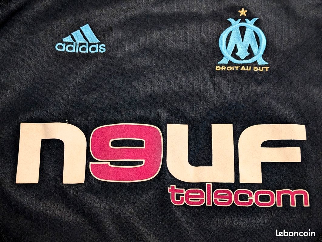 Maillot OM Gardien 2004-2005 - Barthez - Adidas - Taille M - Long