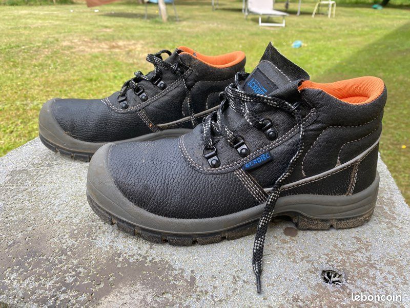 Chaussure VTT Exustar SM346B, Taille 40, Noire, 2 Scratchs + Clic (pédales Automatiques)