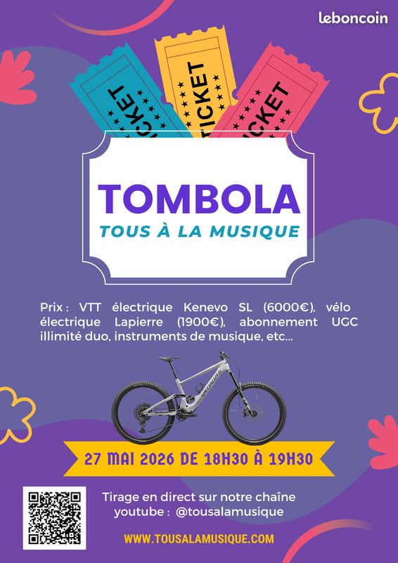 Tombola Tous à la Musique 2026 (image 1)