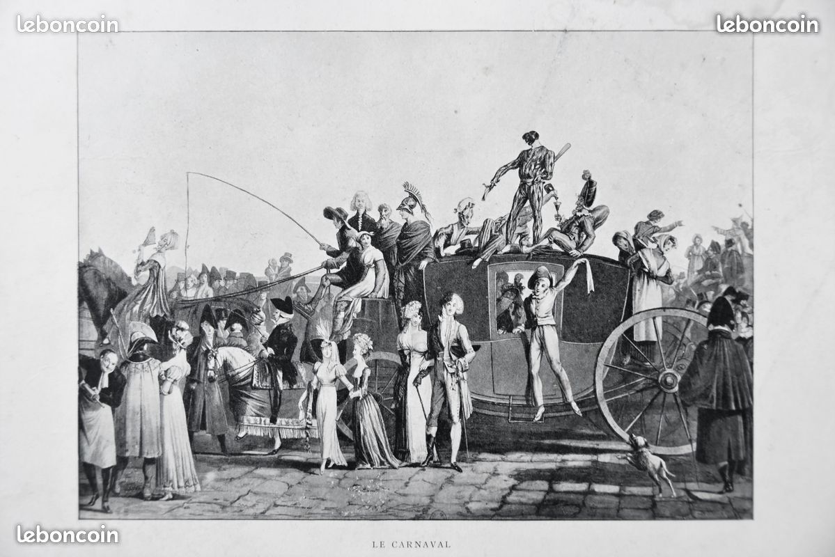 LE CARNAVAL - DEBUCOURT - Estampe (image 3)
