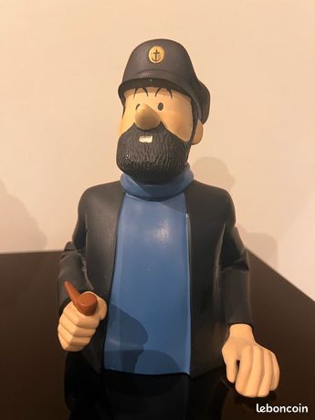 Sculpture Leblon Delienne Capitaine Haddock - Tintin - Édition Limitée 600 Ex - 1988