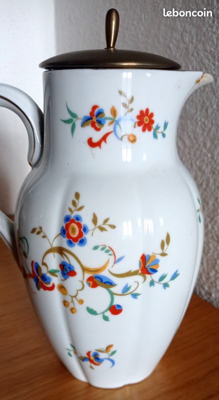 Théière chocolatière en porcelaine 1930/40 (image 4)