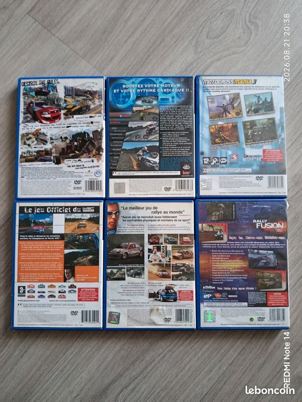 Lot de 6 jeux PS2 (image 2)