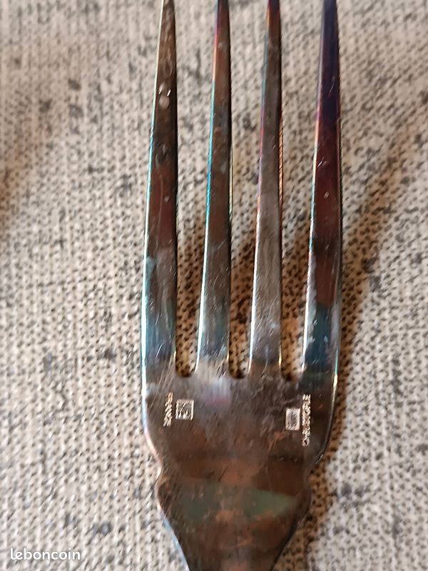 6 Piques à Homard Christofle Malmaison - Métal Argenté - 18 Cm - TBE