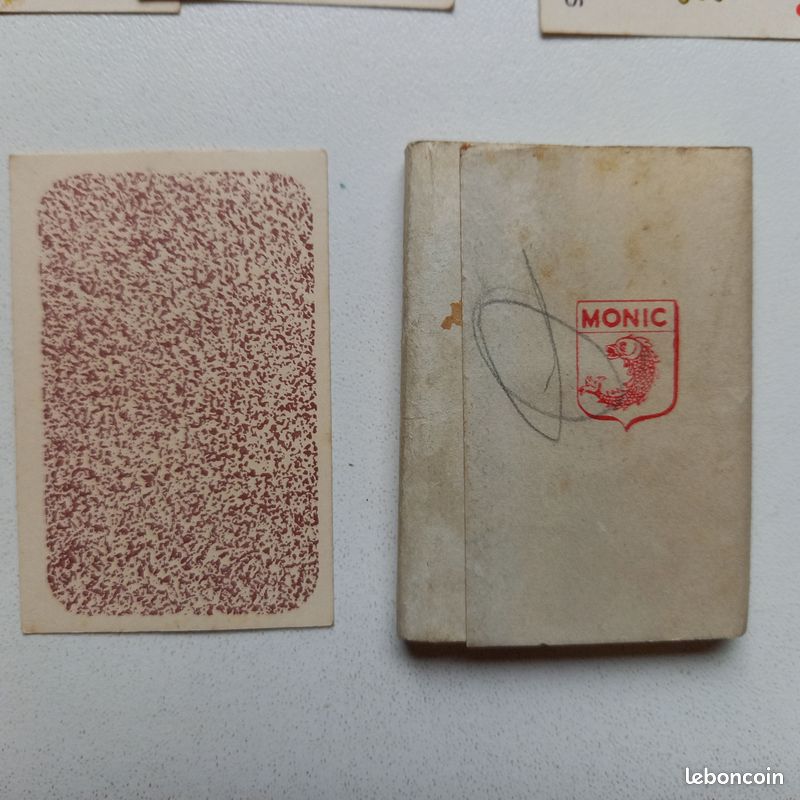 Jeu De 52 Cartes Miniatures Ancien F.X. Schmid - Occasion, Idéal Collection Ou Décoration Rétro !