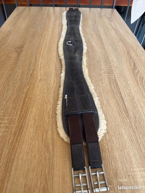 MOUSM Sangle pour cheval avec matériel en cuivre antique, réglable de